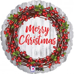 Μπαλόνι Foil 18" Merry Christmas Rustic