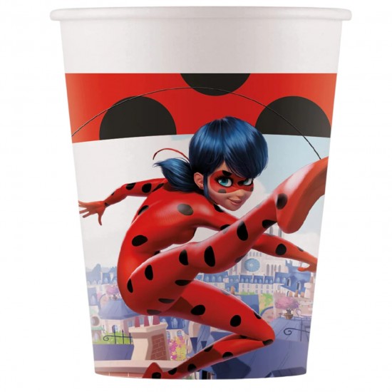 Ποτήρια Miraculous Ladybug (8 τεμ) Ποτήρια Miraculous Ladybug (8 τεμ)