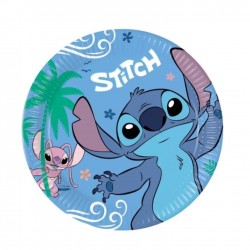 Πιάτα Μεγάλα Stitch & Angel (8 τεμ)