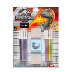 Σετ σφραγίδες και μαρκαδόροι Jurassic World