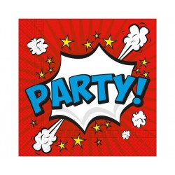 Χαρτοπετσέτες Μεγάλες Boom Party (20 τεμ)