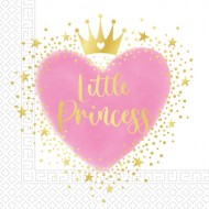 Χαρτοπετσέτες Πάρτυ Little Princess (20 τεμ)
