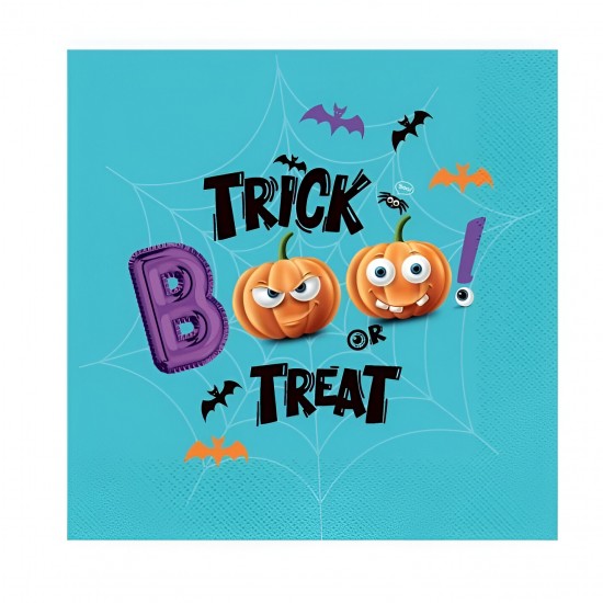 Χαρτοπετσέτες Μεγάλες Halloween Boo – Trick or Treat (20 τεμ) Χαρτοπετσέτες Μεγάλες Halloween Boo – Trick or Treat (20 τεμ)