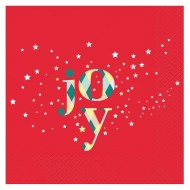 Χαρτοπετσέτες Μεγάλες Κόκκινες Joy (20 τεμ)