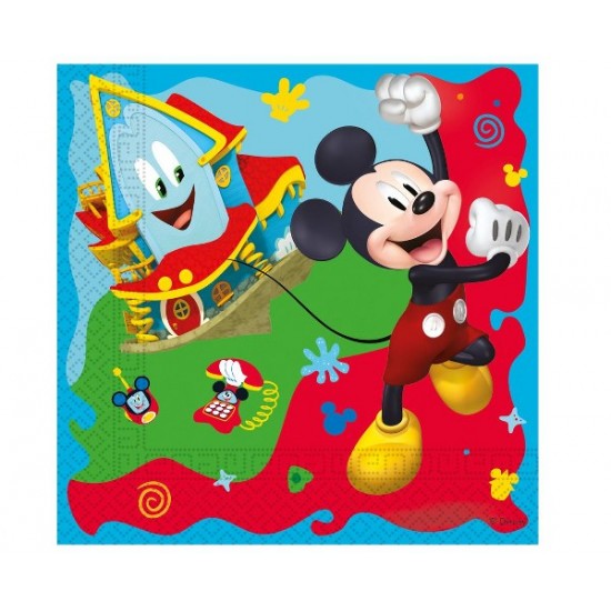 Χαρτοπετσέτες Μεγάλες Mickey Rock The House (20 τεμ) Χαρτοπετσέτες Μεγάλες Mickey Rock The House (20 τεμ)