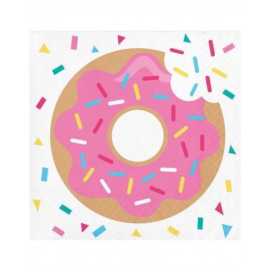 Xαρτοπετσέτες Mικρές "Donut Time" Creative Converting (16 τεμάχια) Xαρτοπετσέτες Mικρές "Donut Time" Creative Converting (16 τεμάχια)