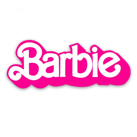 Ξύλινη Διακοσμητική Φιγούρα Barbie logo Ξύλινη Διακοσμητική Φιγούρα Barbie logo