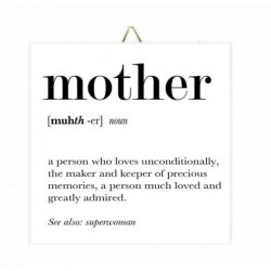 Καδράκι Ξύλινο “Mother means..”