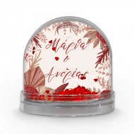 Χιονόμπαλα Αγίου Βαλεντίνου με φωτογραφία – Boho