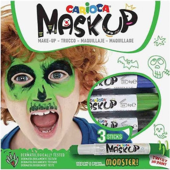 CARIOCA ΜΑΡΚΑΔΟΡΟΙ MASK UP 3 τμχ CARNIVAL CARIOCA ΜΑΡΚΑΔΟΡΟΙ MASK UP 3 τμχ CARNIVAL