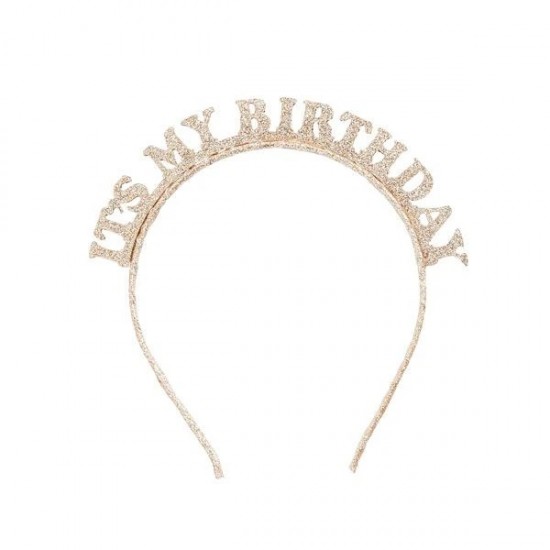 Στέκα Χρυσή Με Γκλίτερ “It’s My Birthday” Στέκα Χρυσή Με Γκλίτερ “It’s My Birthday”