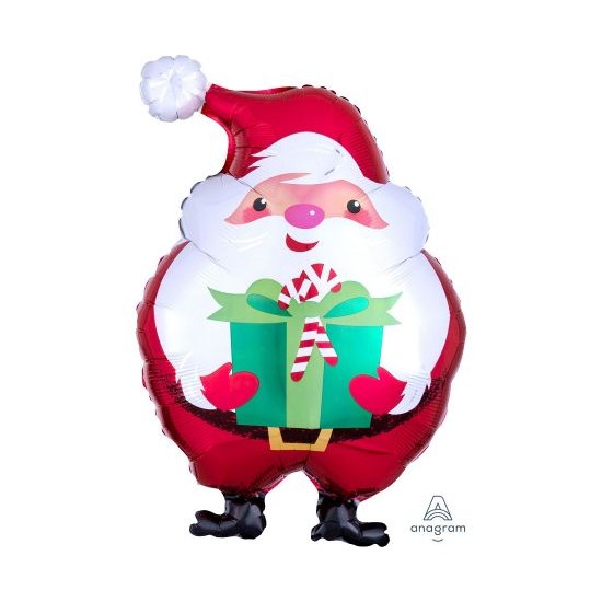 Μπαλόνι Foil 18" Junior Shape Santa Claus - Άγιος Βασίλης Μπαλόνι Foil 18" Junior Shape Santa Claus - Άγιος Βασίλης