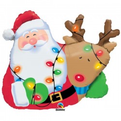 Μπαλόνι Foil 36" Santa & Rudolf