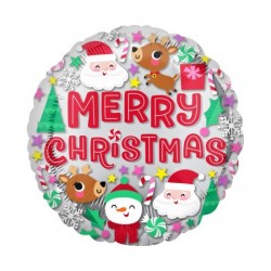 Μπαλόνι Foil 17" Christmas Buddies / 43 εκ