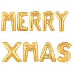 Μπαλόνια Foil 16" Merry Xmas (9 τεμ)