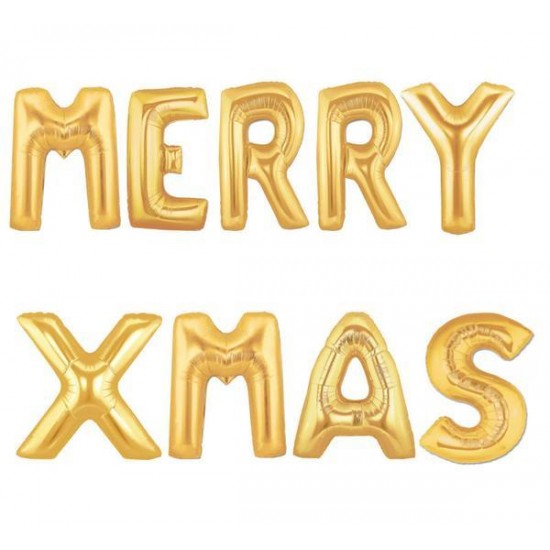 Μπαλόνια Foil 16" Merry Xmas (9 τεμ) Μπαλόνια Foil 16" Merry Xmas (9 τεμ)