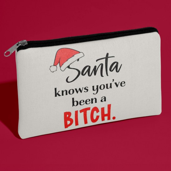 Χριστουγεννιάτικο Χιουμοριστικό Τσαντάκι – Santa Knows You’ve Been a..