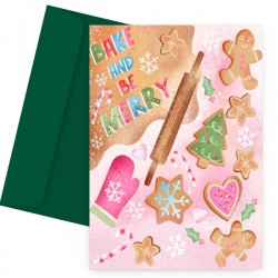 Χριστουγεννιάτικη Κάρτα – Bake and be Merry