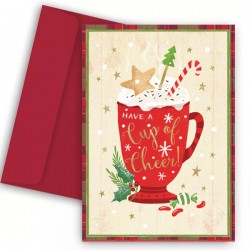 Χριστουγεννιάτικη Κάρτα – Cup of Cheer
