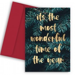 Χριστουγεννιάτικη Κάρτα – Most Wonderful Time