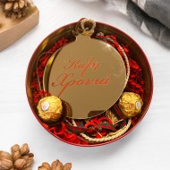 Χριστουγεννιάτικο κουτί με Δώρα – Γούρι Ρόδι