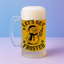 Χριστουγεννιάτικο Ποτήρι Μπύρας – Let’s Get Frosted