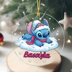 Χριστουγεννιάτικο Στολίδι Plexi – Stitch