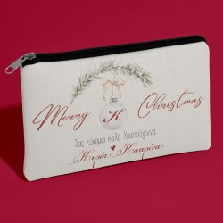 Χριστουγεννιάτικο Τσαντάκι για Δασκάλα – “Στολίδι με Μονόγραμμα”