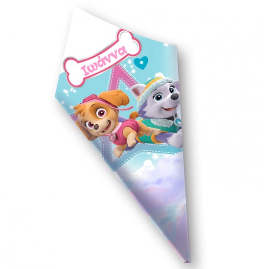 Χωνάκια ζαχαρωτών Paw Patrol Skye&Everest Χωνάκια ζαχαρωτών Paw Patrol Skye&Everest